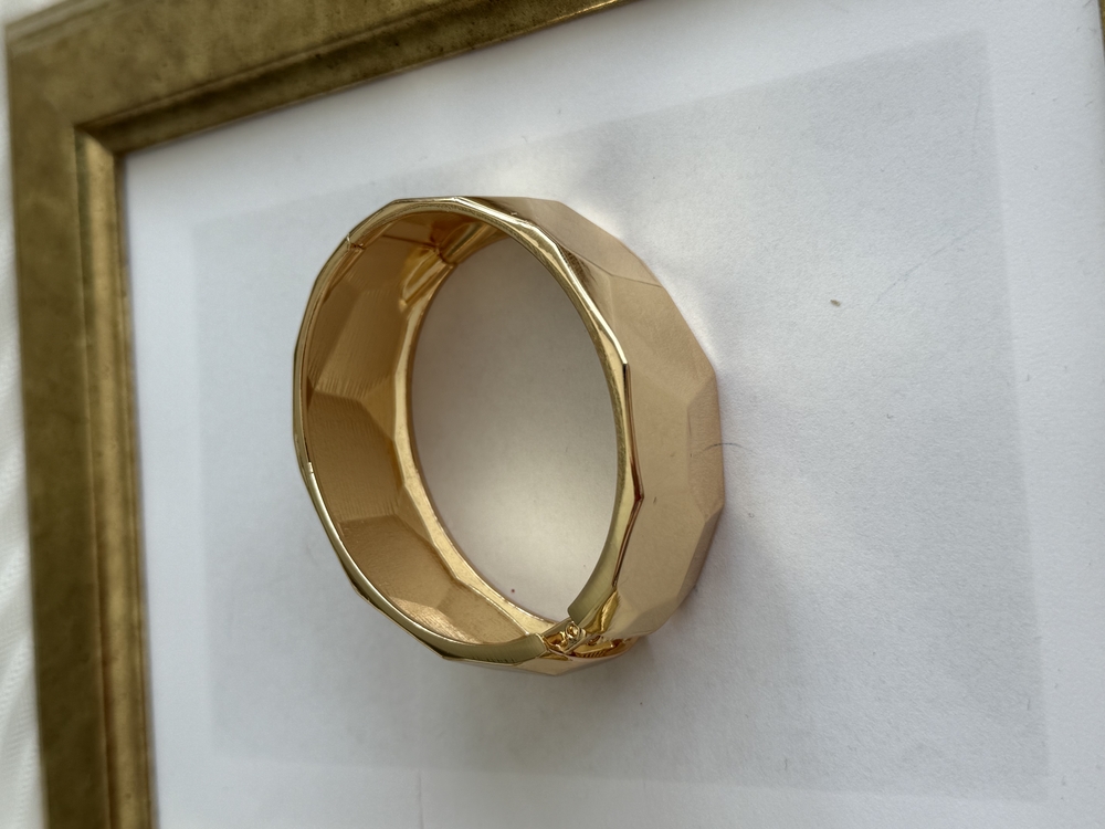 Zr model petek gold kelepçe bileklik