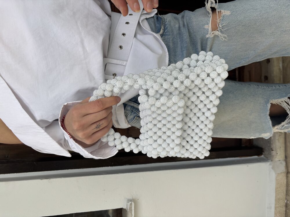 White Bob Bag