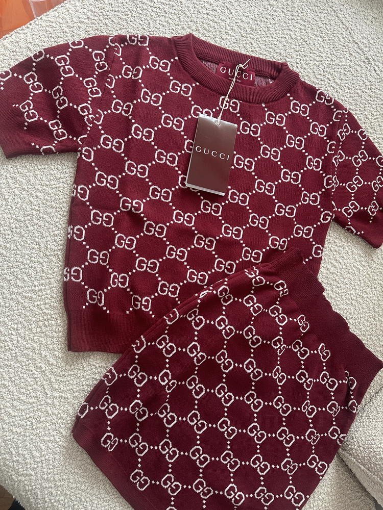 Gucci Etekli triko Takım Bordo