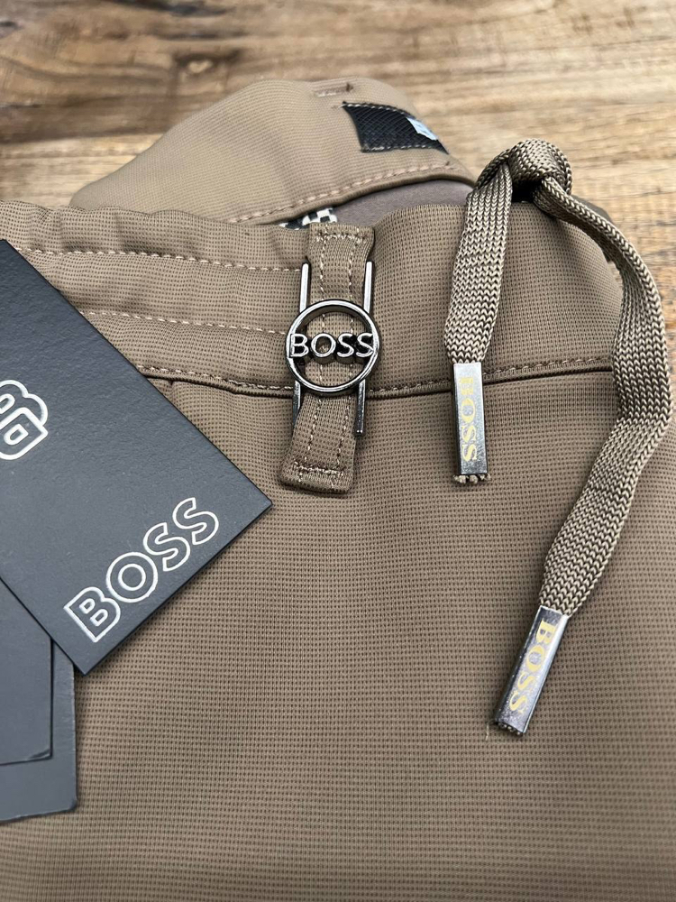 Boss Kışlık Kırışmayan Kumaş Jogger Pantolon (1219-Bej)