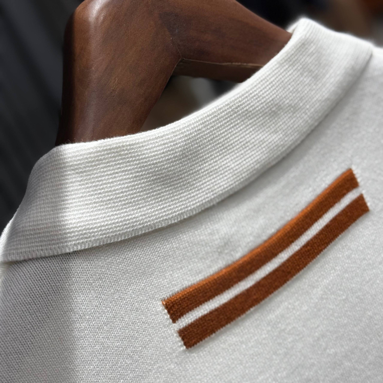 OUTLET ÜRÜNÜ İthal Zegna Triko Polo Yaka (5045-Beyaz)