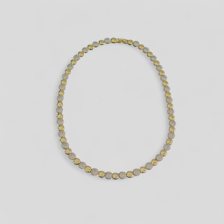 VIP Gold Zirkon Taş Kolye