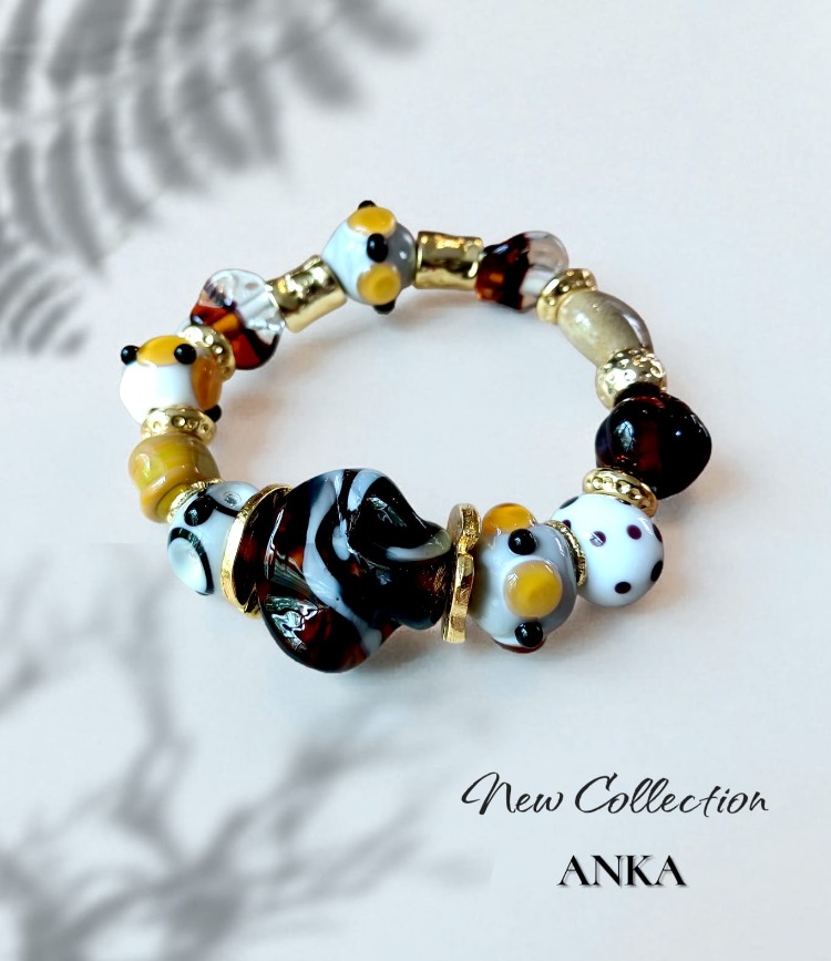 Murano Cam XL Tasarım Bileklik - Exclusive Seri