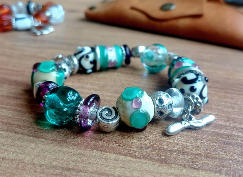 Murano Cam XL Tasarım Bileklik - Exclusive Seri