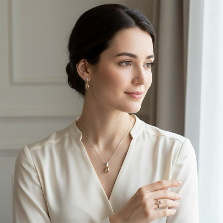 Soltanit Taşlı Set