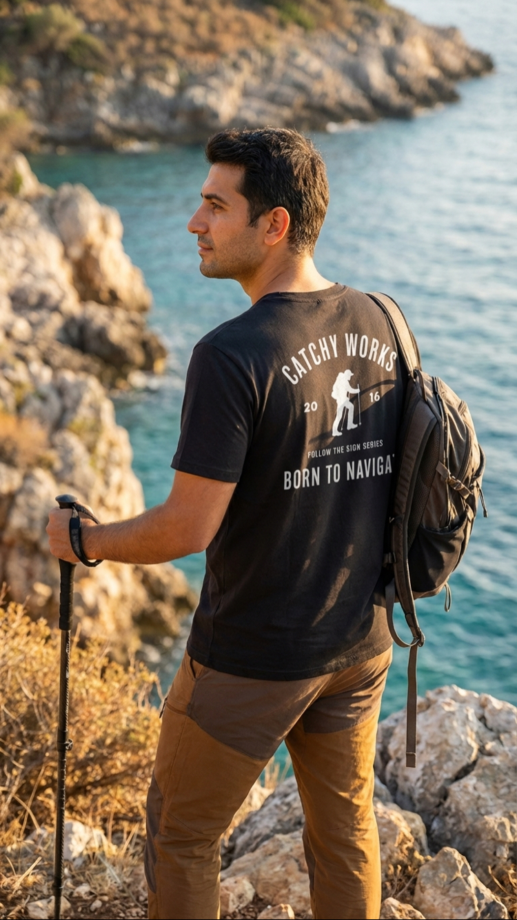CATCHY WORKS T-SHIRT- SİYAH