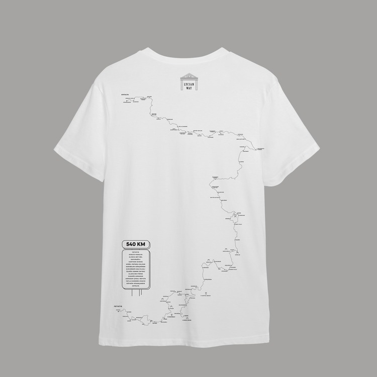 LİKYA TSHIRT'Ü - BEYAZ