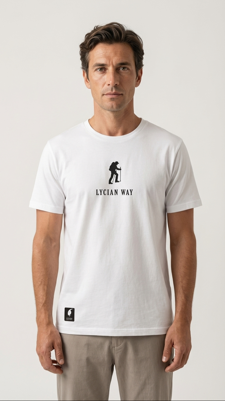 LİKYA TSHIRT'Ü - BEYAZ