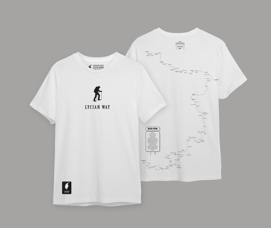 LİKYA TSHIRT'Ü - BEYAZ