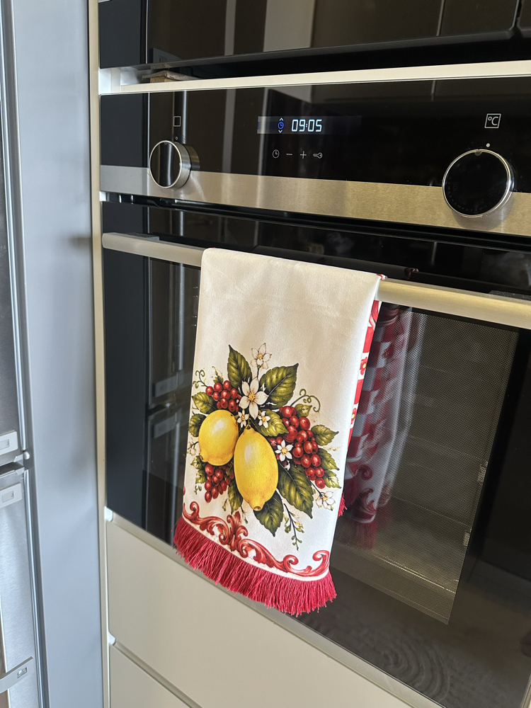 Kırmızı Limonlu Runner+fırın örtüsü
