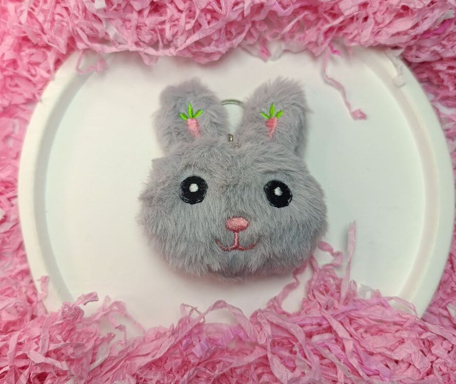 Peluş tavşan anahtarlık