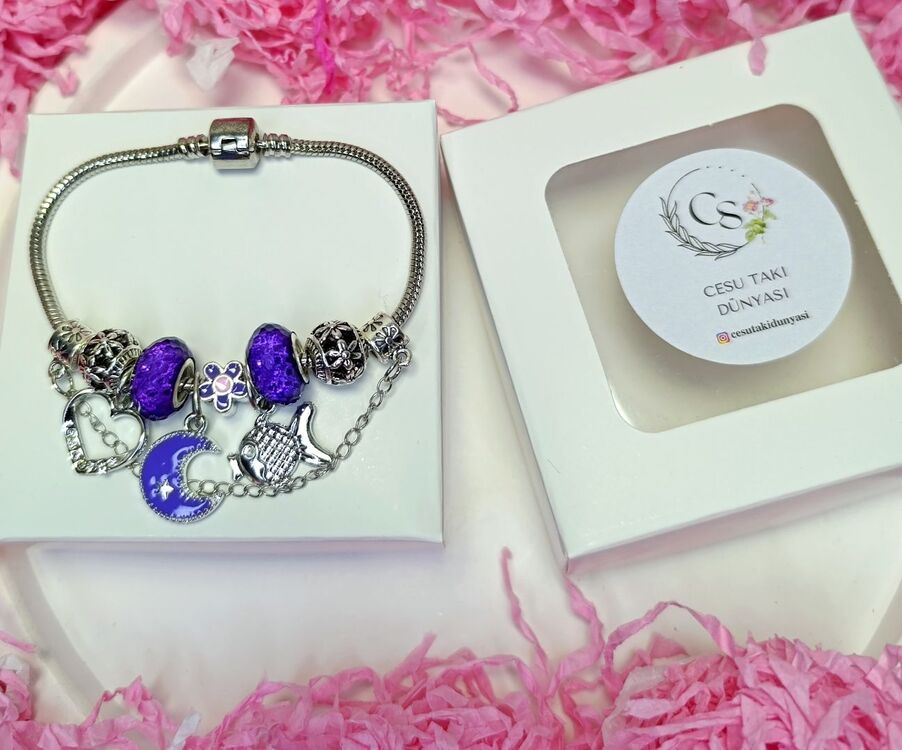 Çelik Charm bileklik