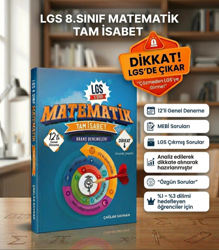 Tam İsabet 12li Genel Deneme ( 10lu Paket )