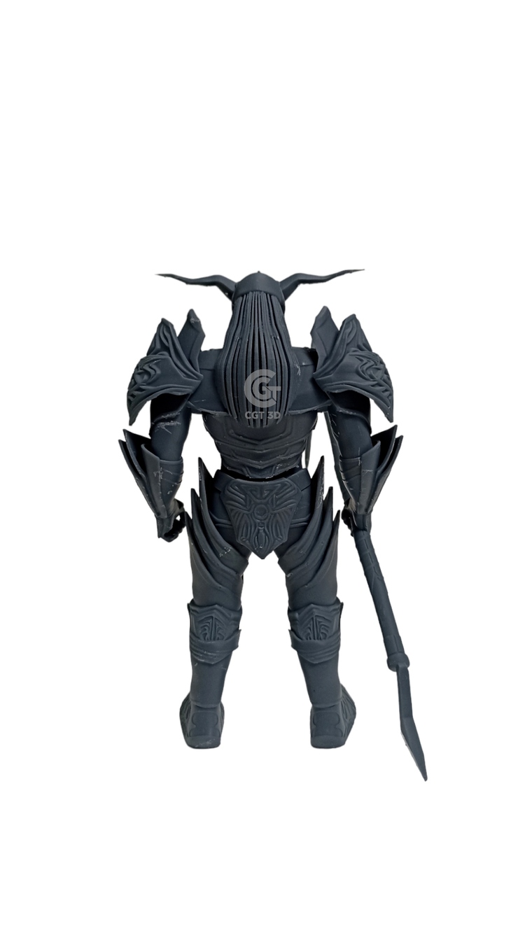 Knight Online 12cm Gri Reçine Karus Warrior Raptorlu
