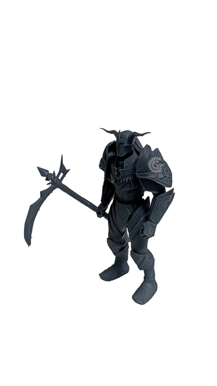 Knight Online 12cm Gri Reçine Karus Warrior Raptorlu