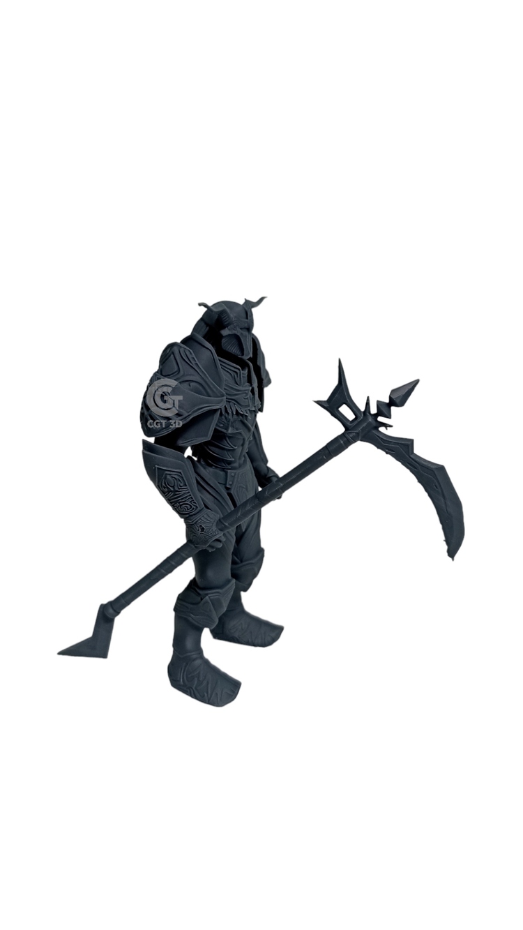 Knight Online 12cm Gri Reçine Karus Warrior Raptorlu
