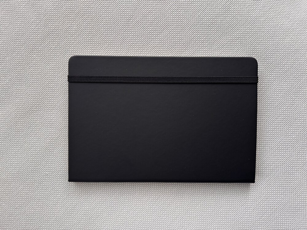 Siyah Mat Dokulu Defter