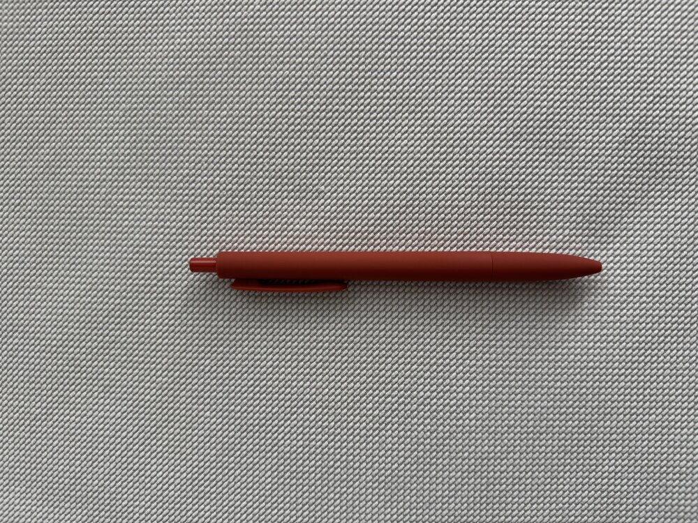 Turuncu Mat Dokulu Kalem