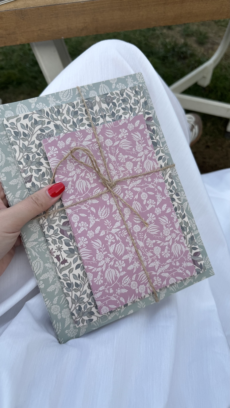 3'ü Desenli Defter Seti