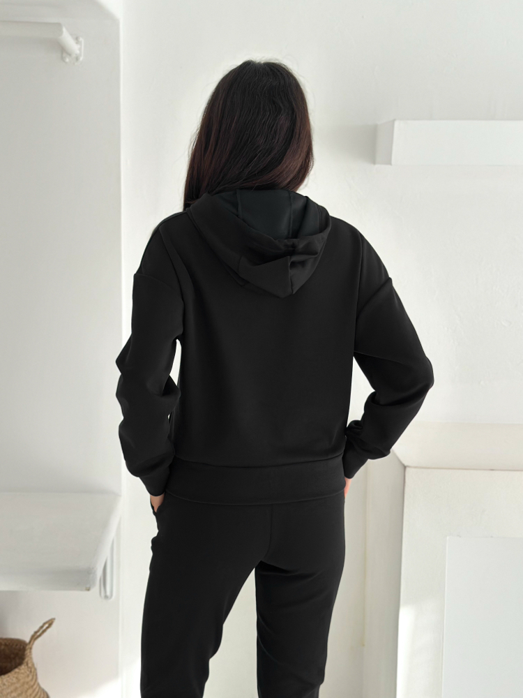 Nike Kapüşonlu Eşofman Üstü Siyah - 4580