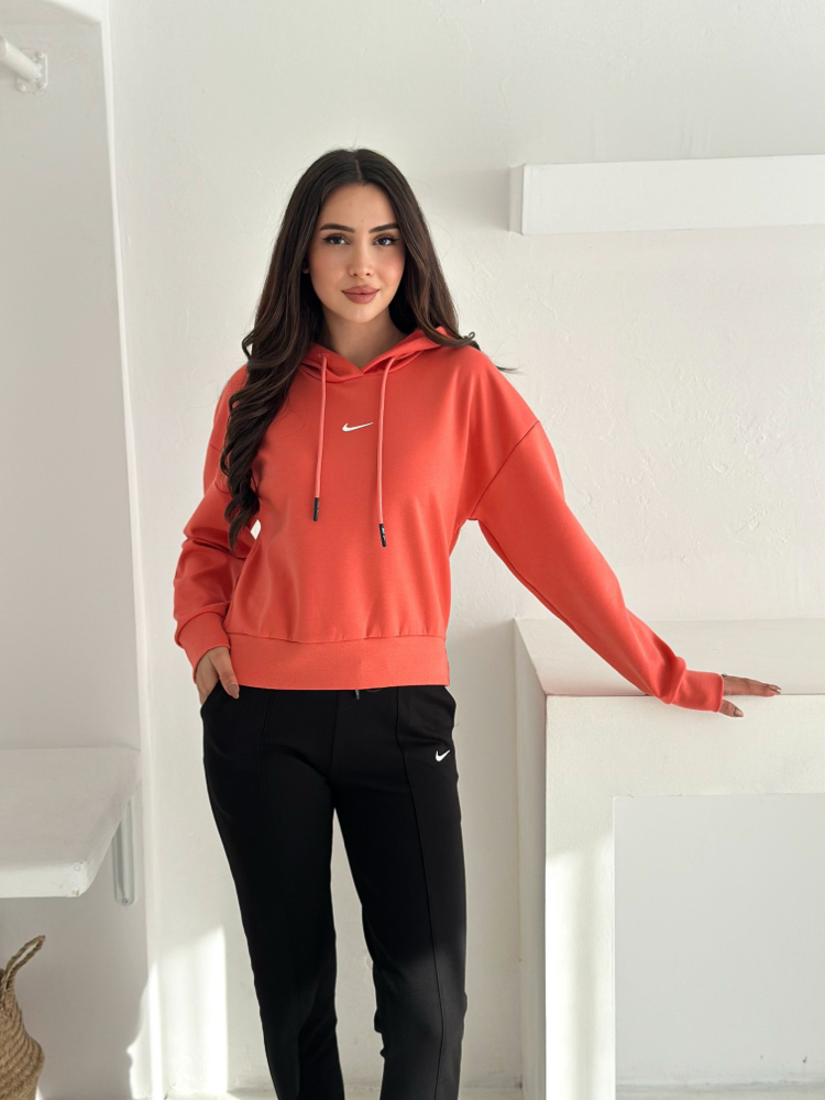 Nike Kapüşonlu Eşofman Üstü Turuncu- 4580