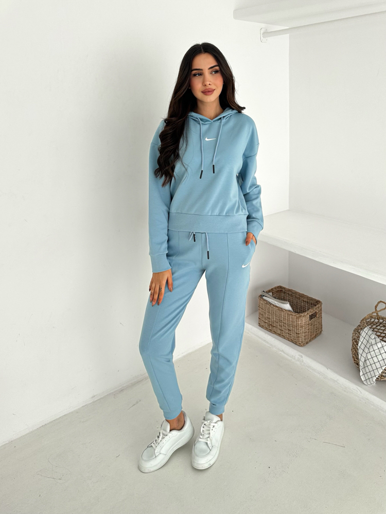 Nike Kapüşonlu Eşofman Üstü Mavi - 4580