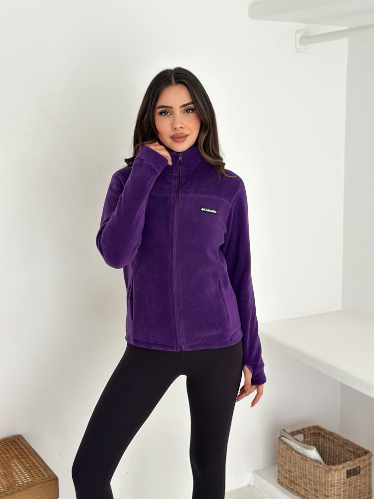 Colimbia Fermuarlı Polar Mor - 4004