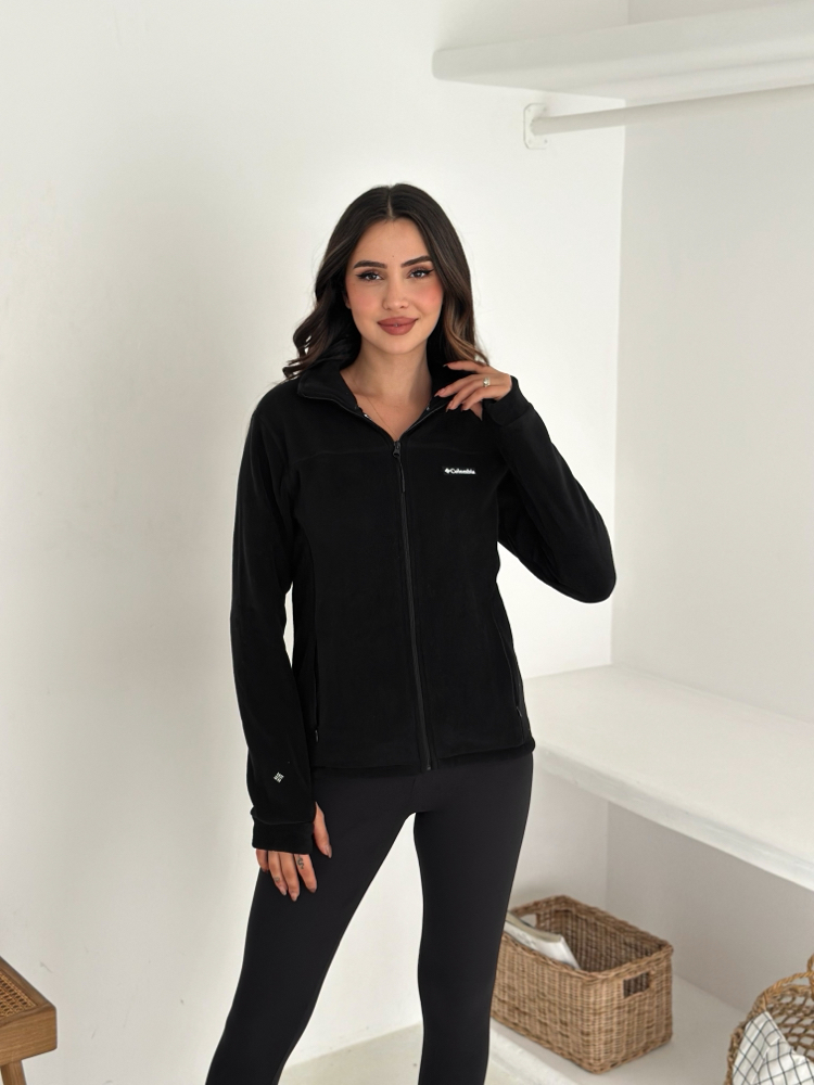 Colimbia Fermuarlı Polar Siyah - 4004