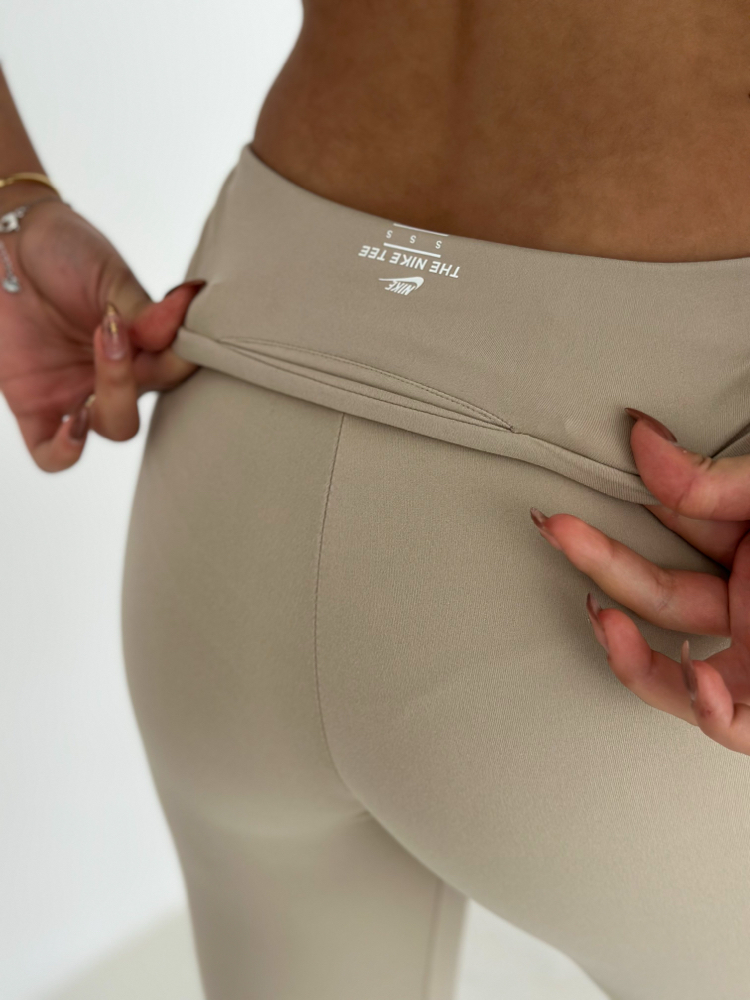 Nike Nubuk Kumaş Tayt Bej - 5111