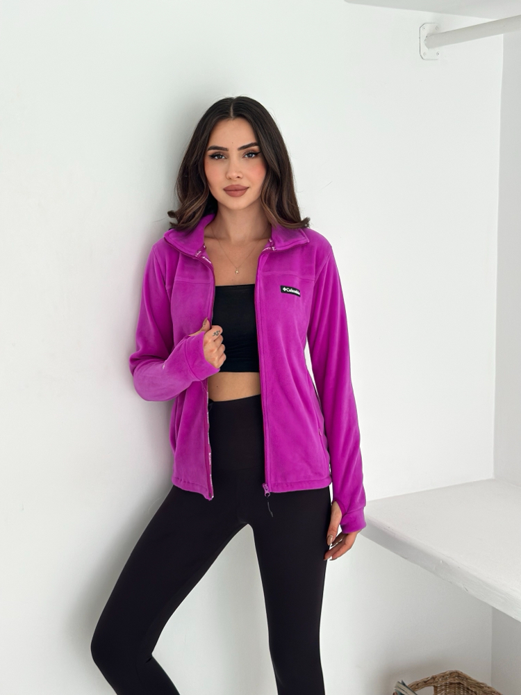 Colimbia Fermuarlı Polar Pembe - 4004
