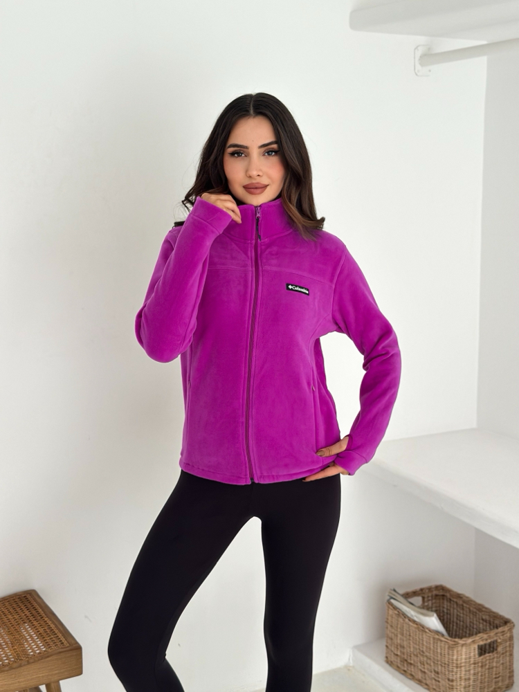 Colimbia Fermuarlı Polar Pembe - 4004