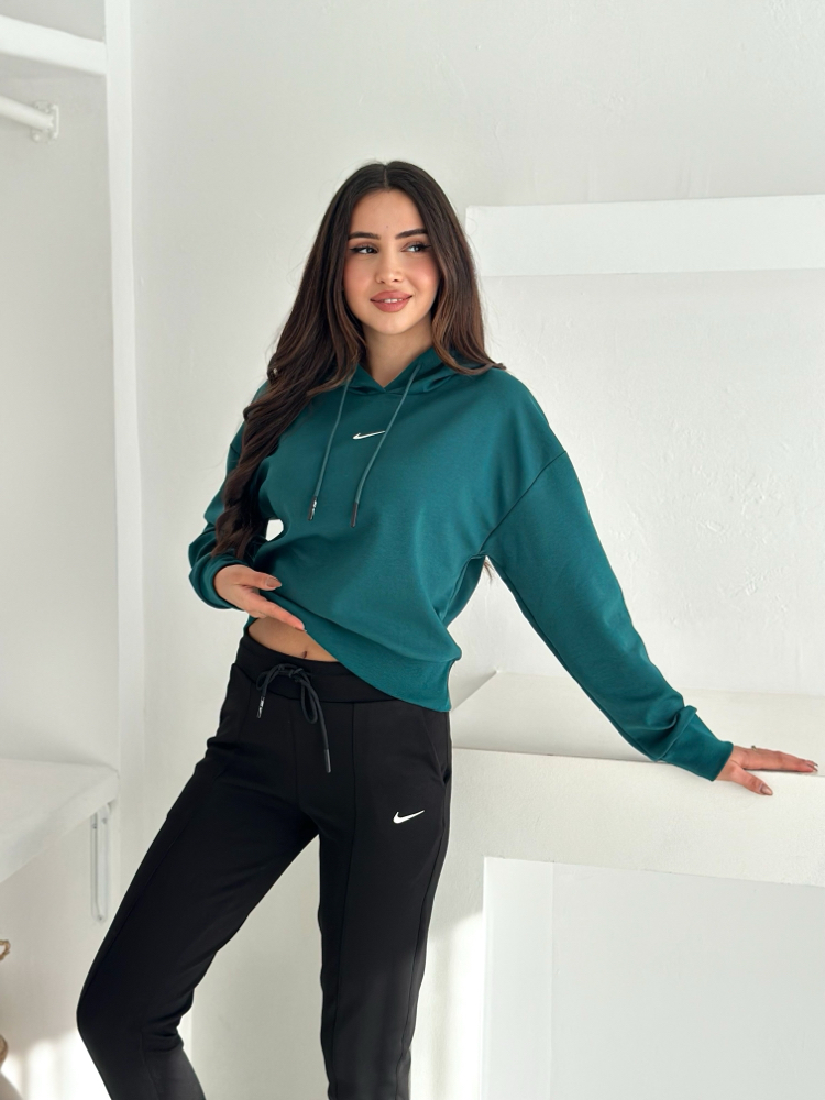 Nike Kapüşonlu Eşofman Üstü Yeşil - 4580