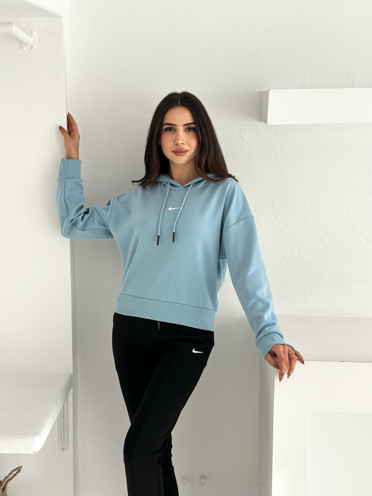Nike Kapüşonlu Eşofman Üstü Mavi - 4580