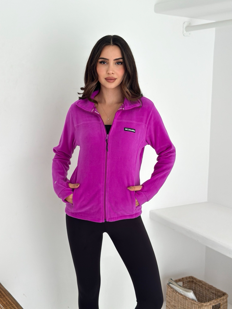 Colimbia Fermuarlı Polar Pembe - 4004