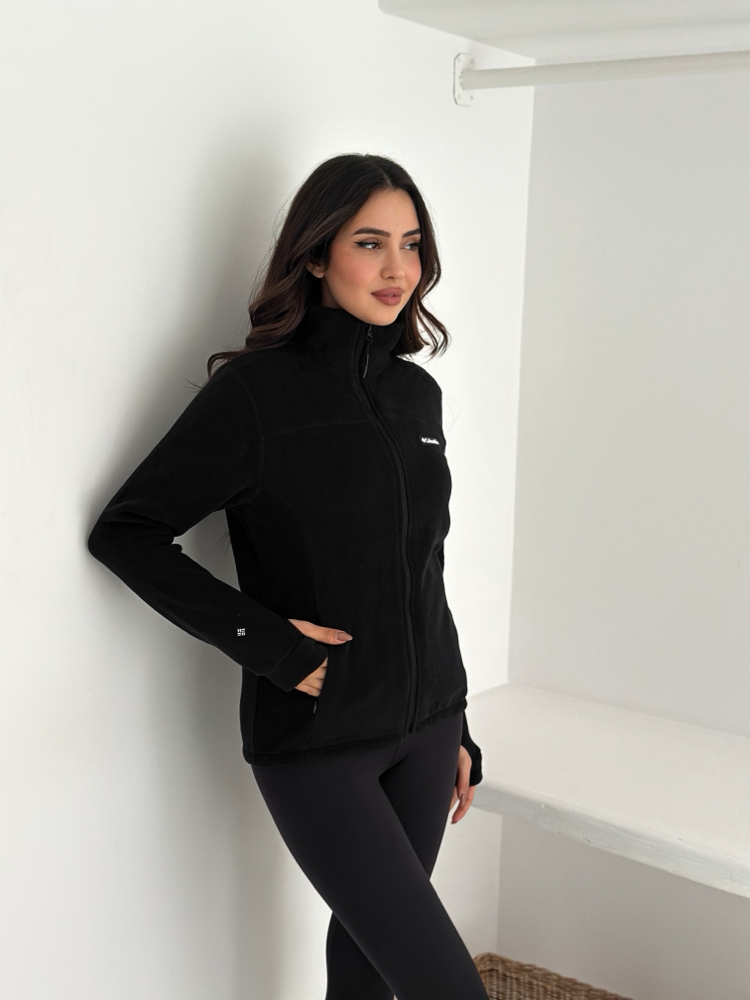 Colimbia Fermuarlı Polar Siyah - 4004