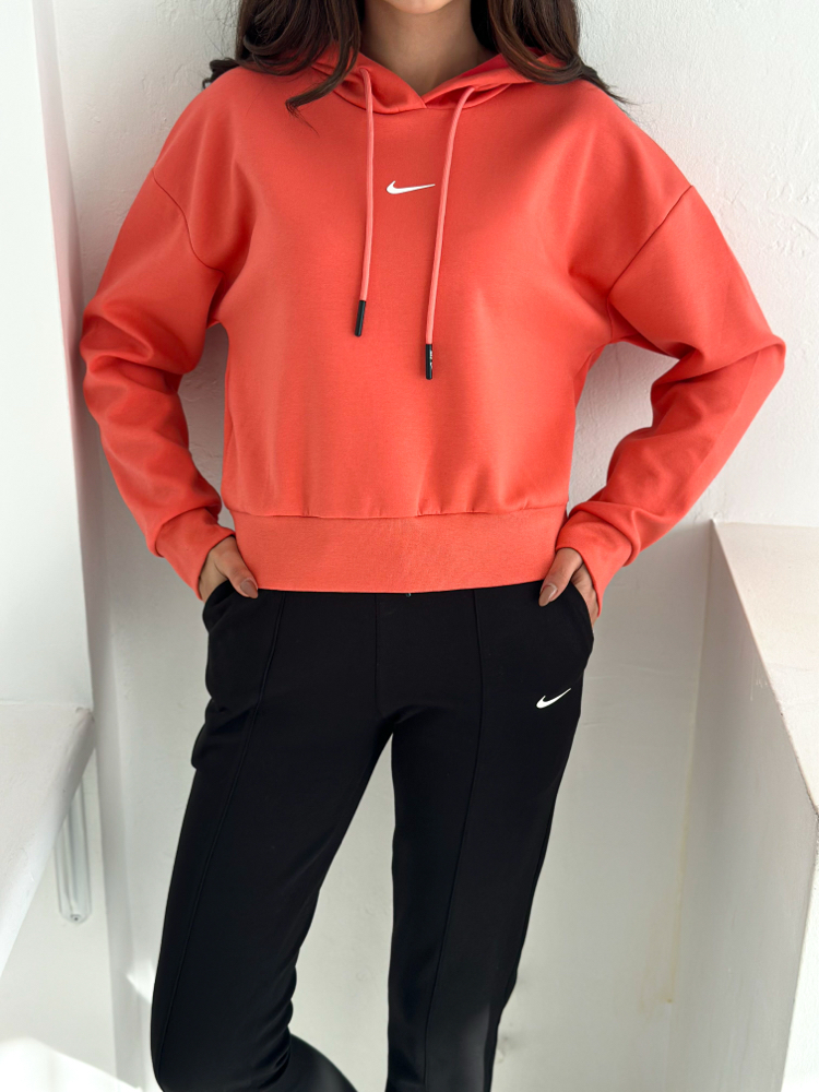 Nike Kapüşonlu Eşofman Üstü Turuncu- 4580