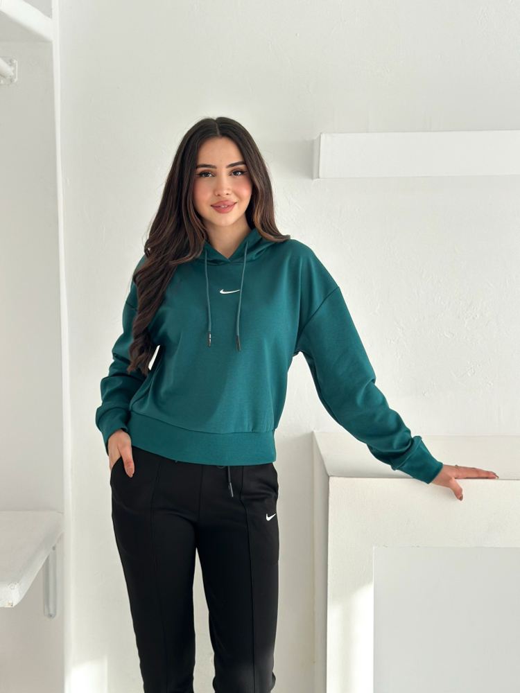 Nike Kapüşonlu Eşofman Üstü Yeşil - 4580