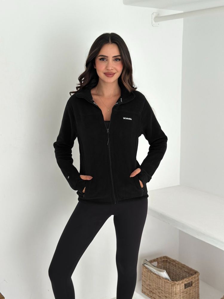 Colimbia Fermuarlı Polar Siyah - 4004
