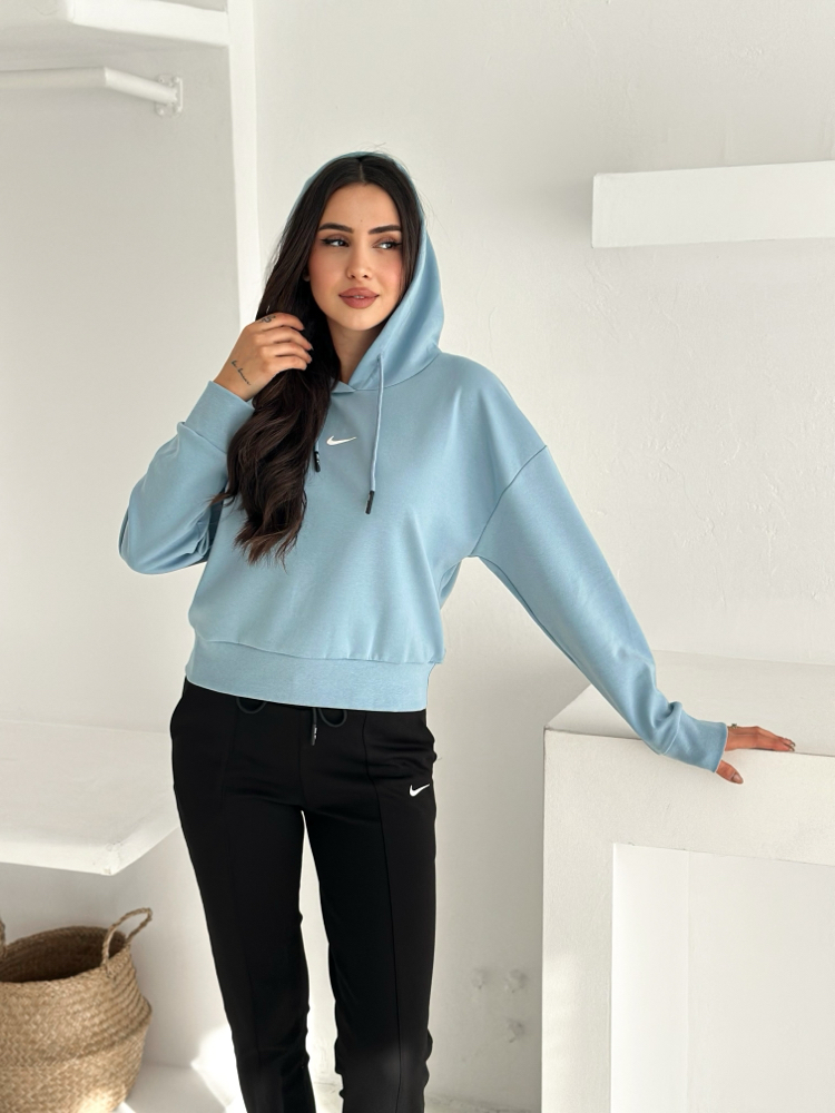Nike Kapüşonlu Eşofman Üstü Mavi - 4580