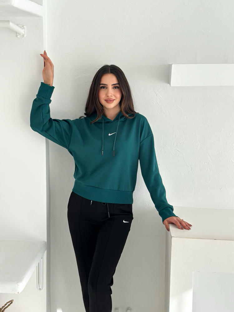 Nike Kapüşonlu Eşofman Üstü Yeşil - 4580