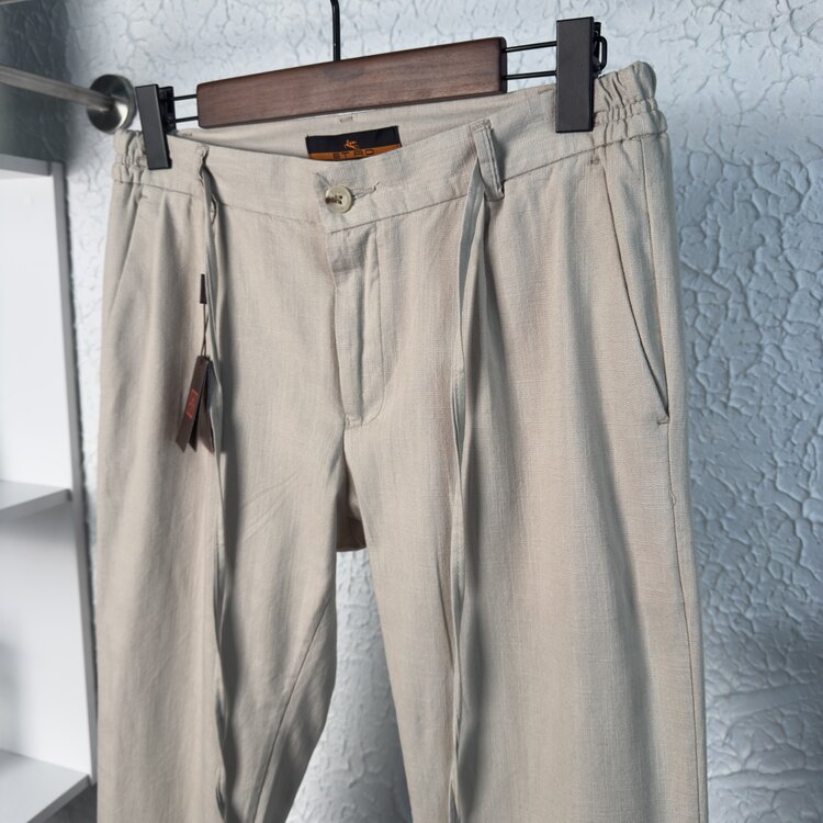Etro Ham Keten Jogger Pantolon
