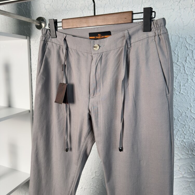 Etro Ham Keten Jogger Pantolon