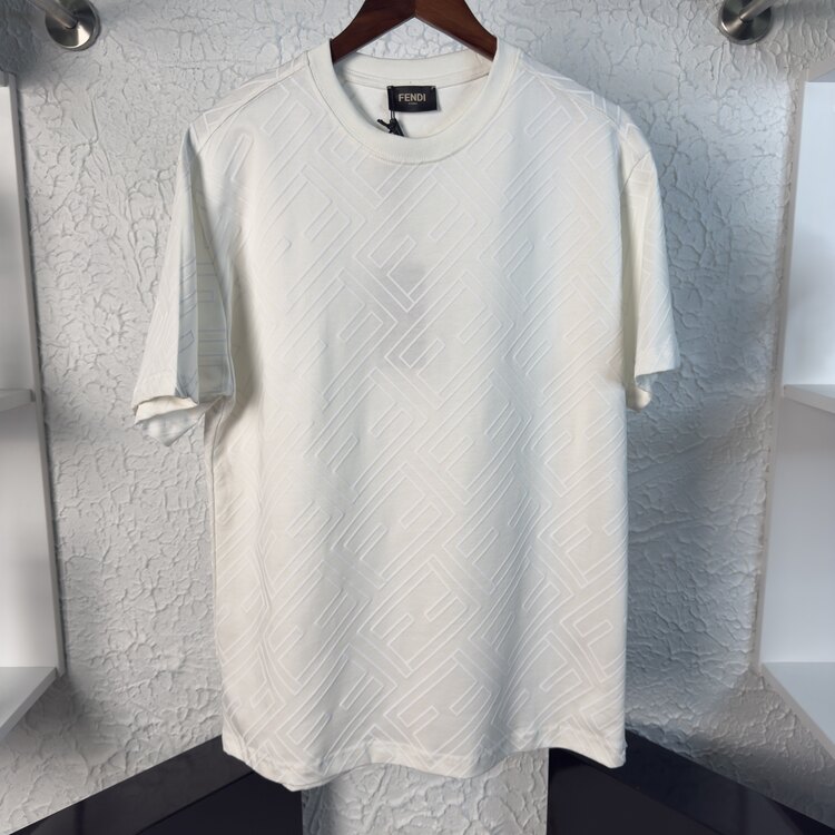 Fendı Owersize Kabartma Baskı Premium T-shirt