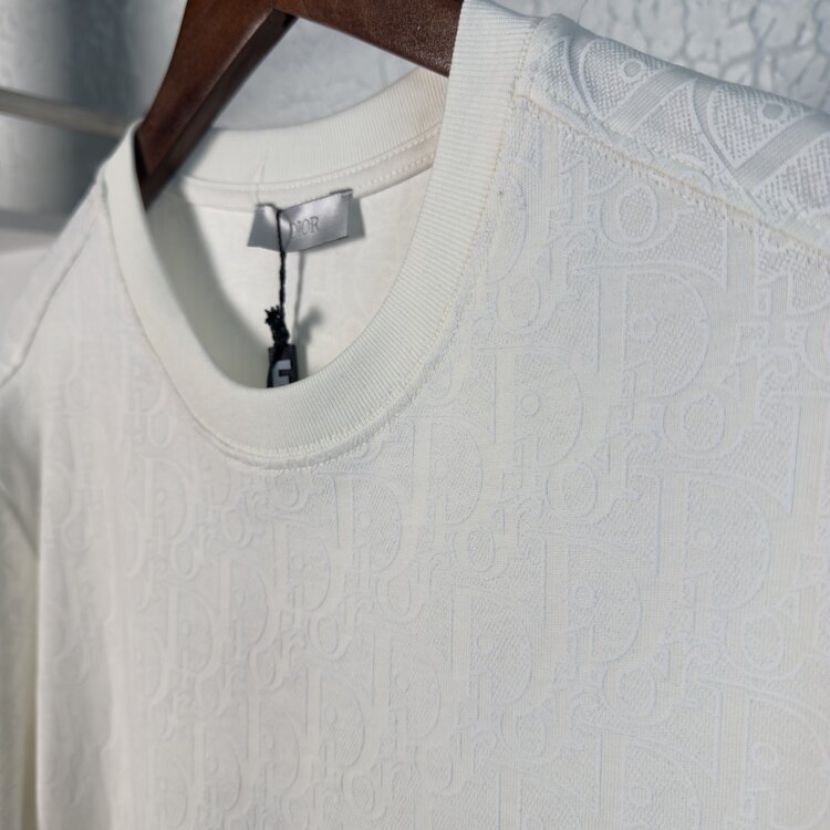 Dıor Kabartma Baskı Owersize Premium Tshirt