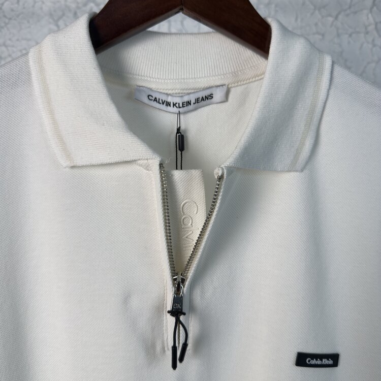 Ck Premium Yaka Fermuarlı Polo Yaka T-shirt
