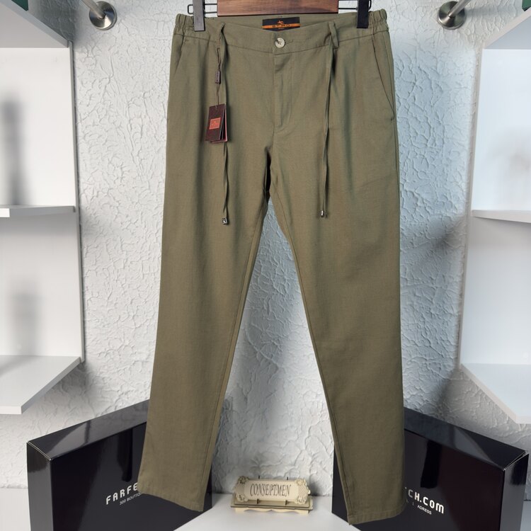 Etro Ham Keten Jogger Pantolon