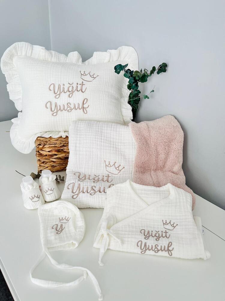 7 Parça Müslin Set