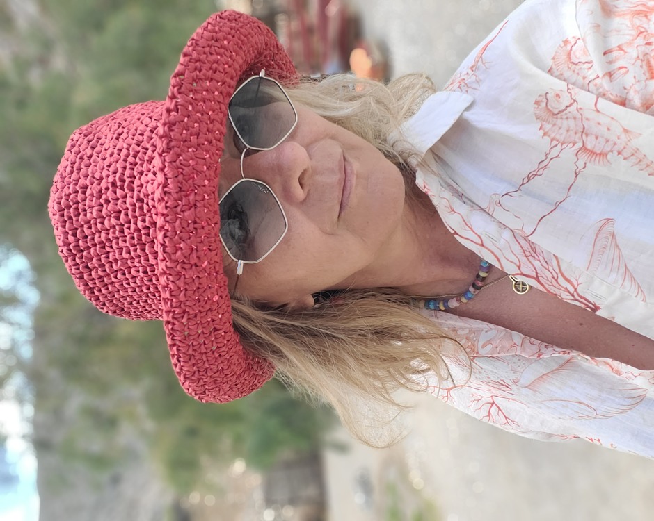 Red Crochet Bucket Hat