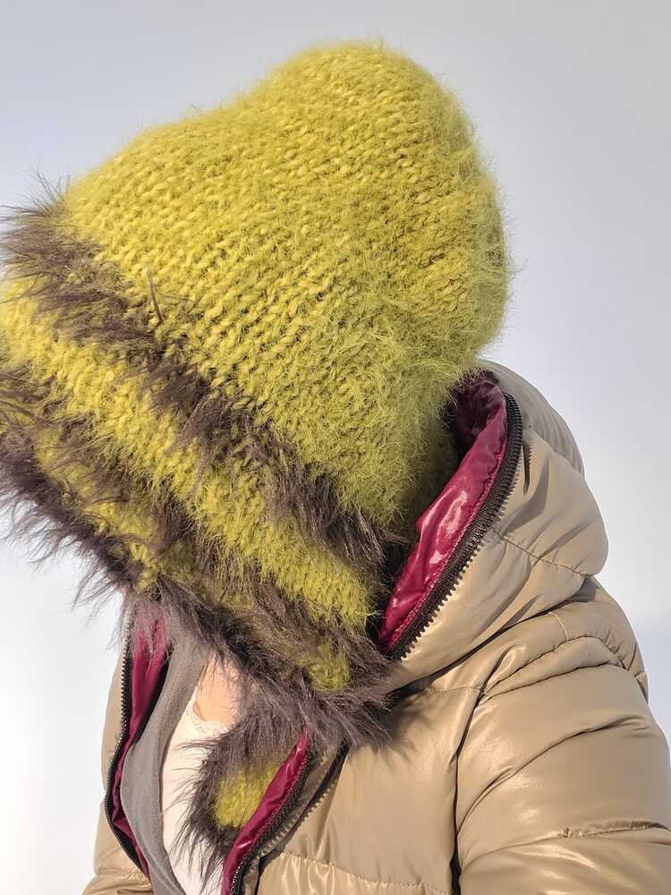 GREEN SOFT HEADPIECE-PISTACHIO