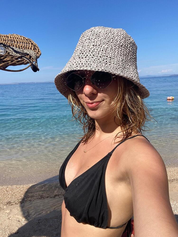 Gray Crochet Bucket Hat